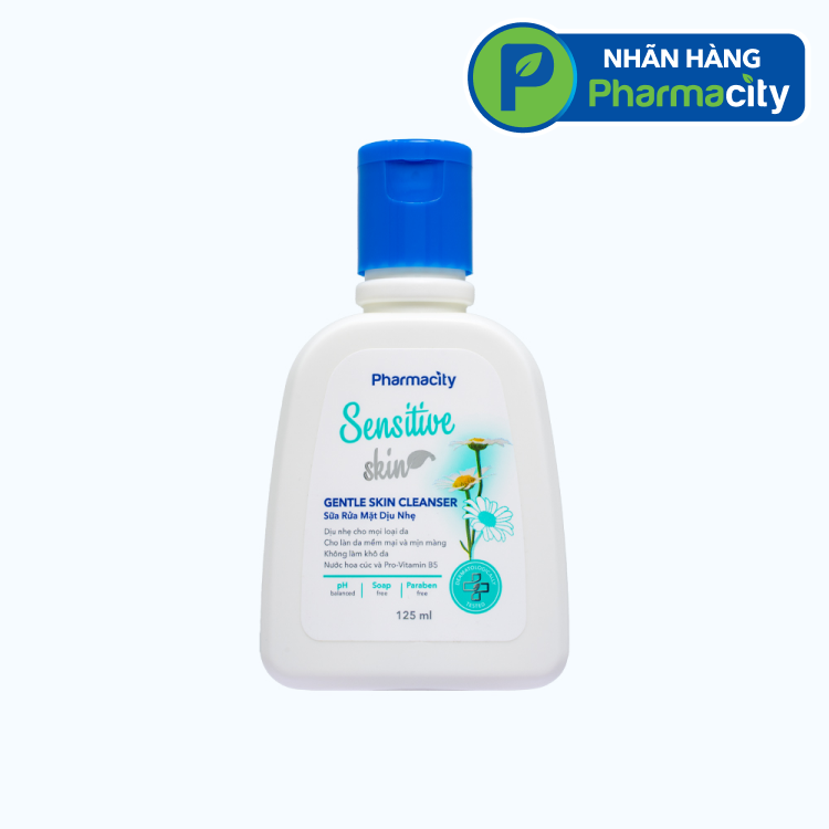 PMC Sensitive Skin Sua Rua Mat Diu Nhe 125ml - New 2024