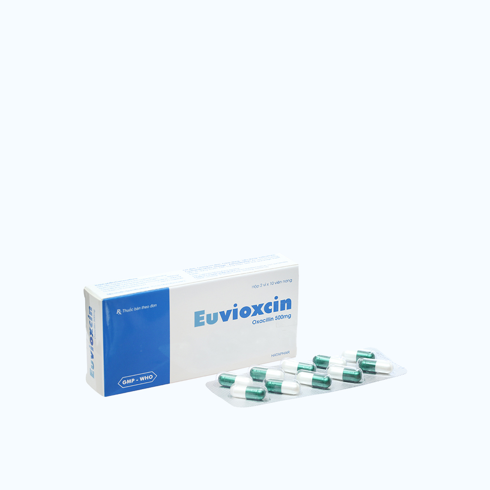 Euvioxcin 500mg (2Vi x 10Vien)