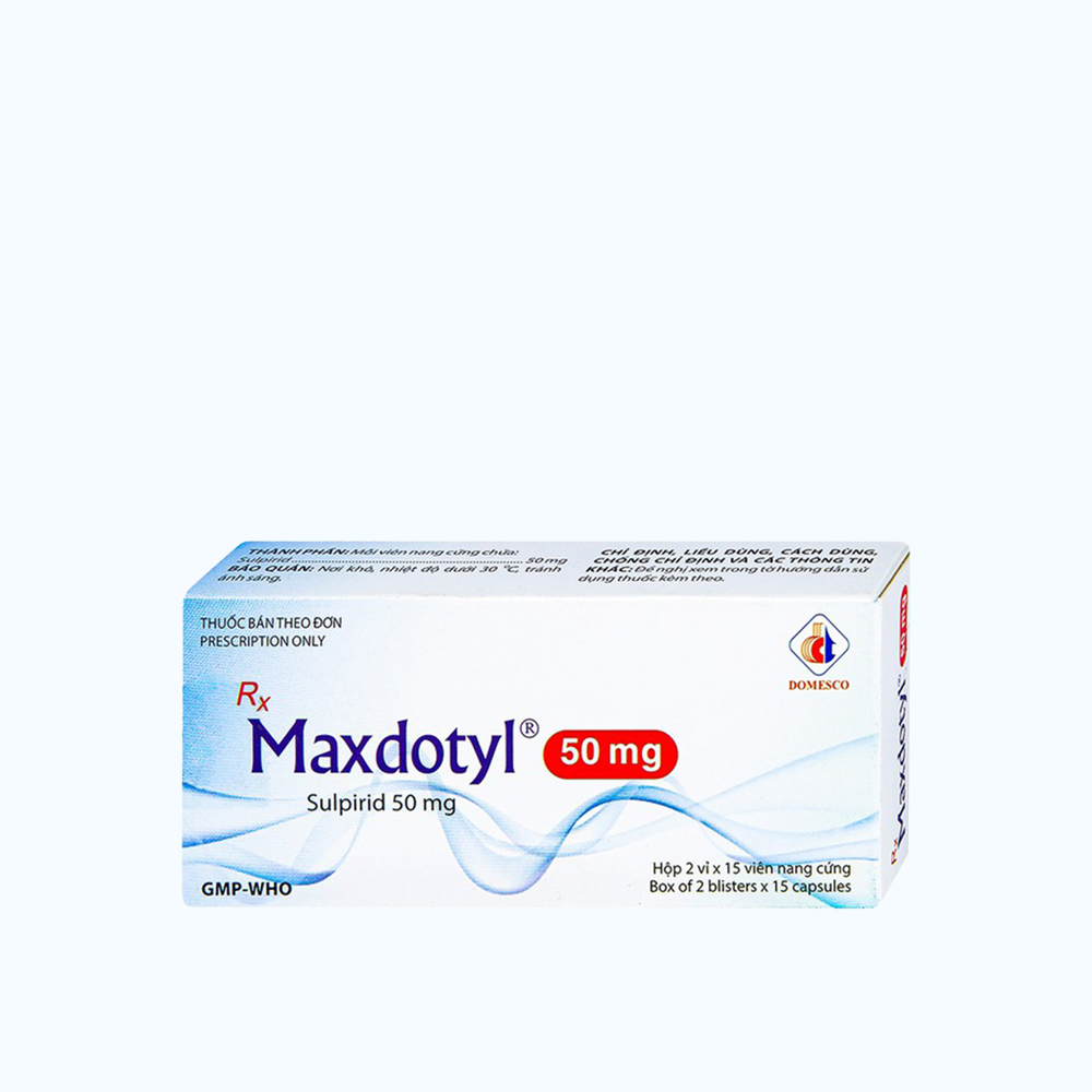 Maxdotyl 50mg (2vi x15vien)