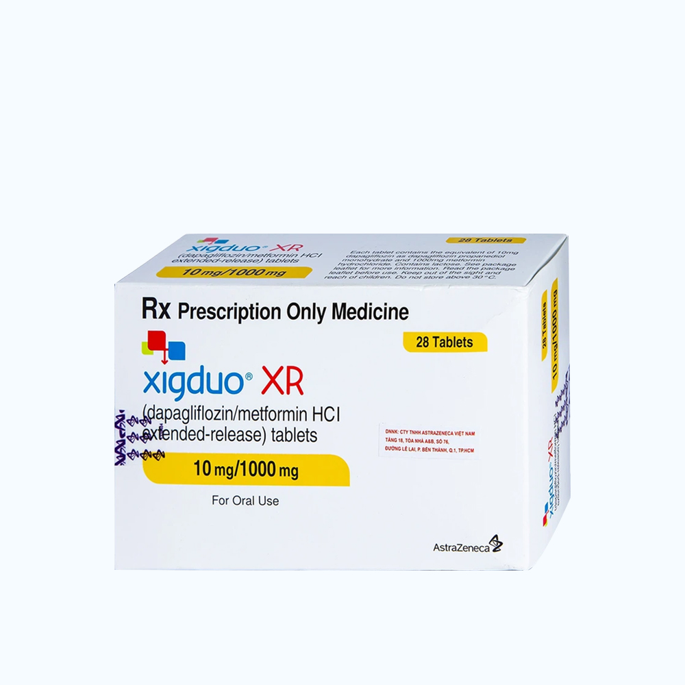 Xigduo XR AstraZeneca 10/1g(4vi x 7vien)