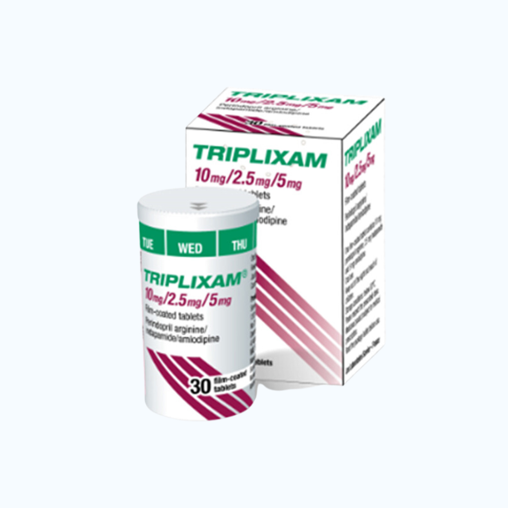Triplixam 10mg/2.5mg/5mg (Hop 30 vien)