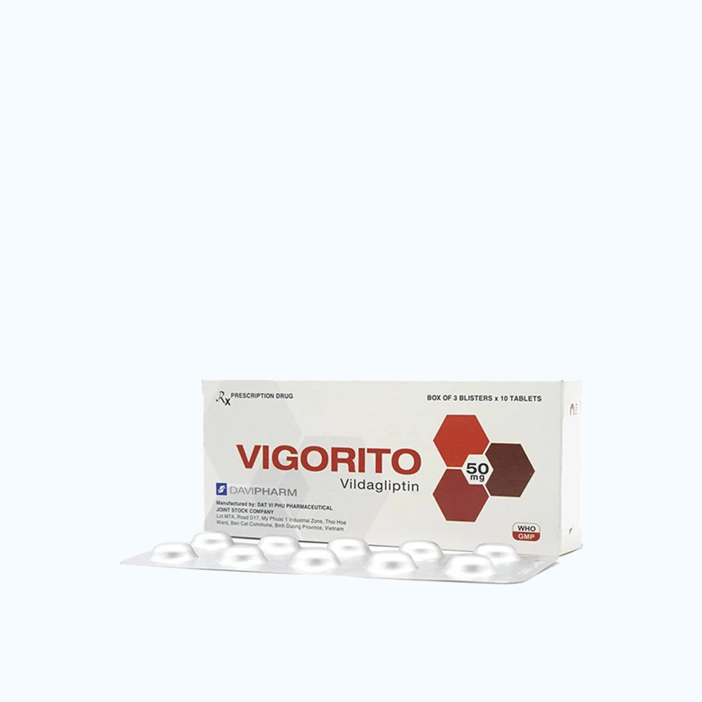 Vigorito 50mg (3Vi x 10Vien)