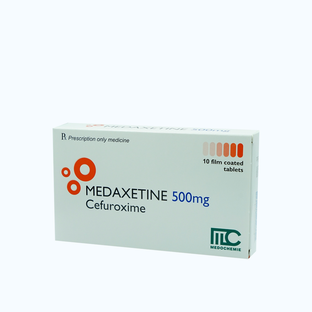 MEDAXETINE 500mg (1vi x 10vien)