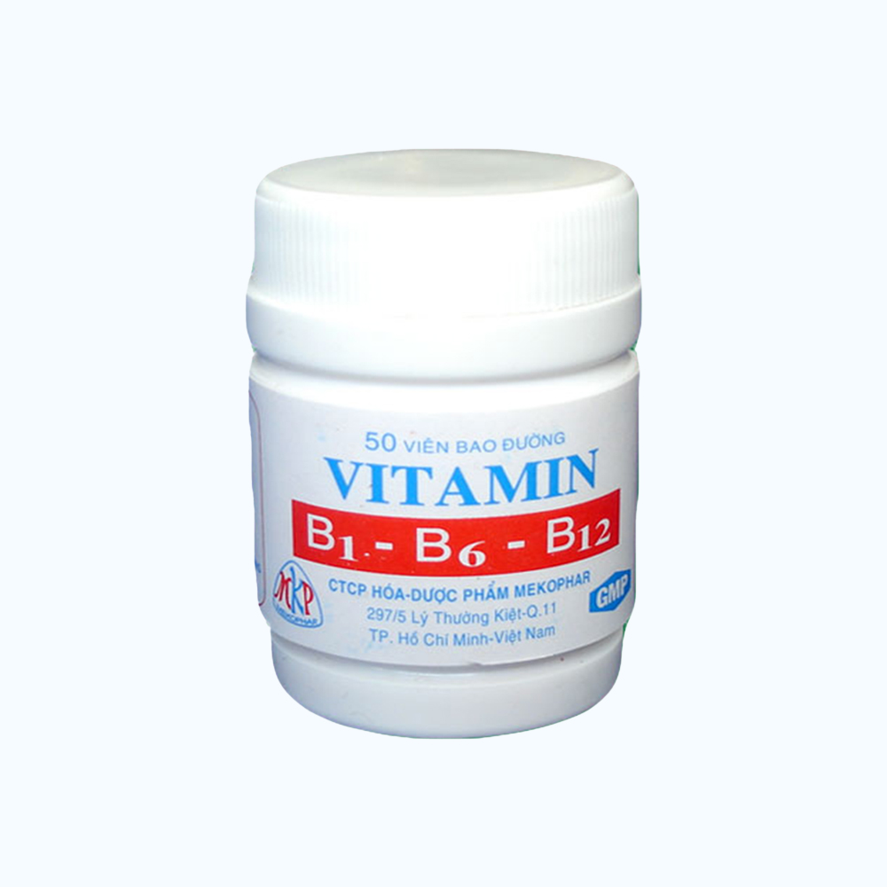 VITAMIN B1B6B12 TAB S.C 250MG /125 (Chai 50 Vien)