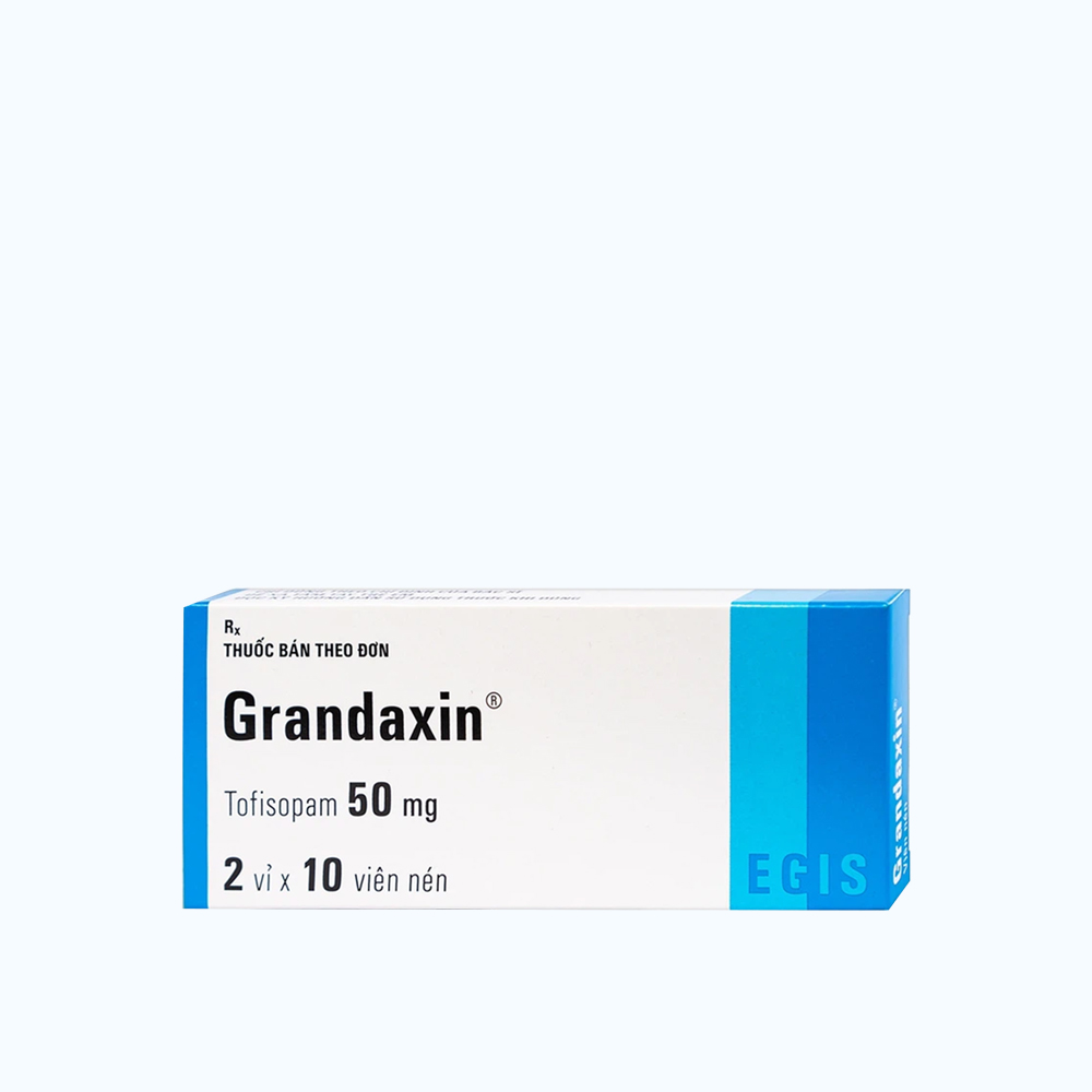 Grandaxin 50mg (Hop 2 Vi x 10 Vien)