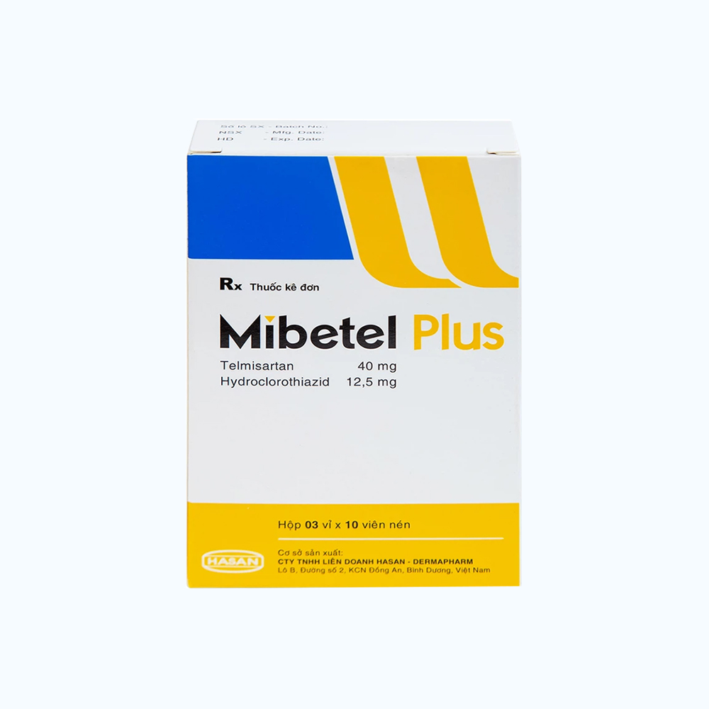MIBETEL PLUS TAB 40MG /12.BOX 30