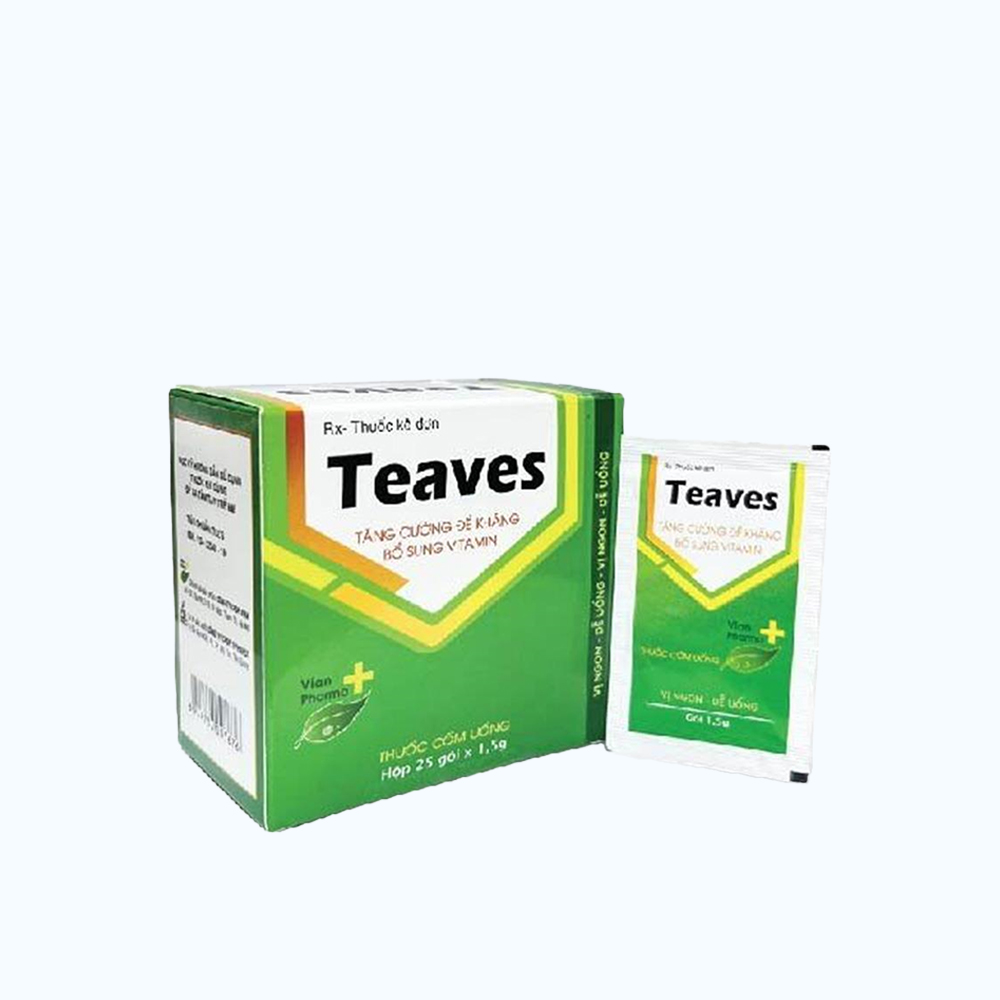 TEAVES 1.5g VIANPHARMA (Hộp 25 gói x 1,5g)