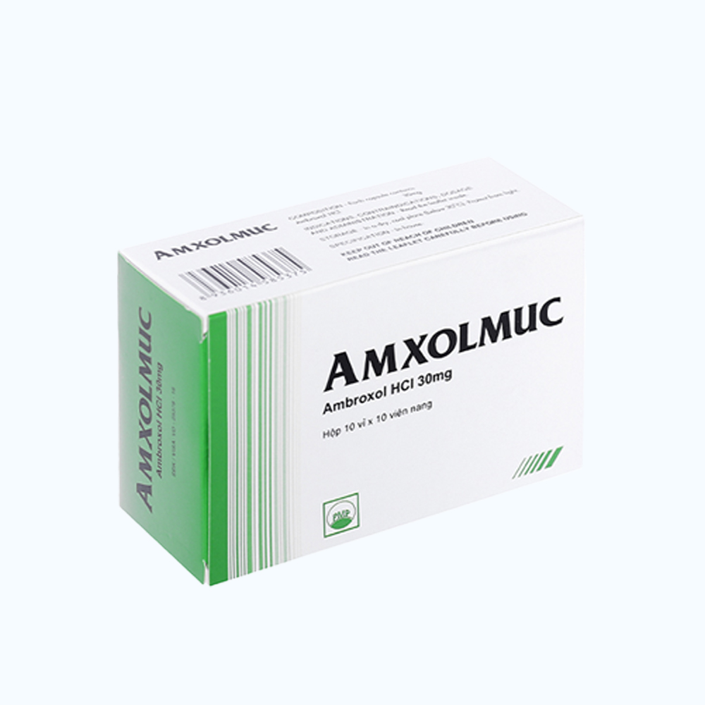AMXOLMUC CAPS 30MG (Hop 10 Vi x 10 Vien)