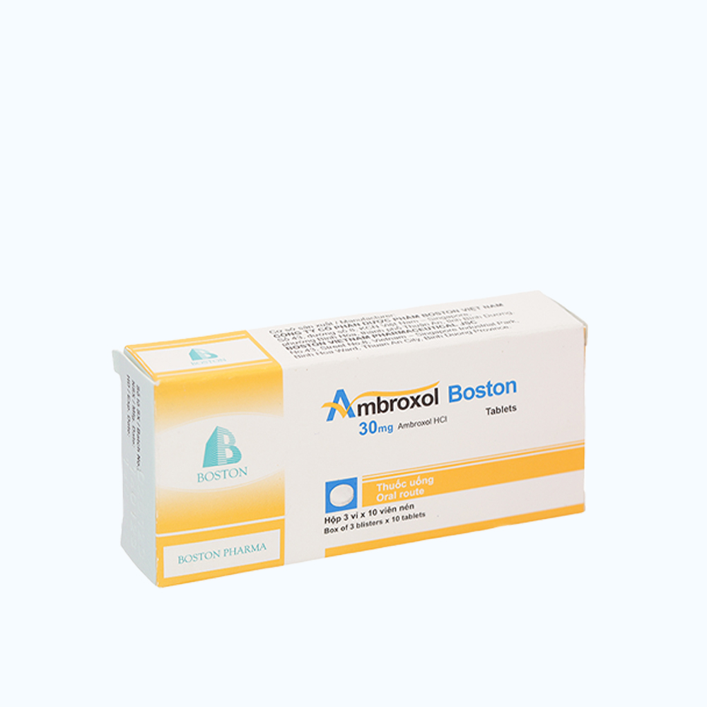 Ambroxol Boston (Hop 3 Vi x 10 Vien)