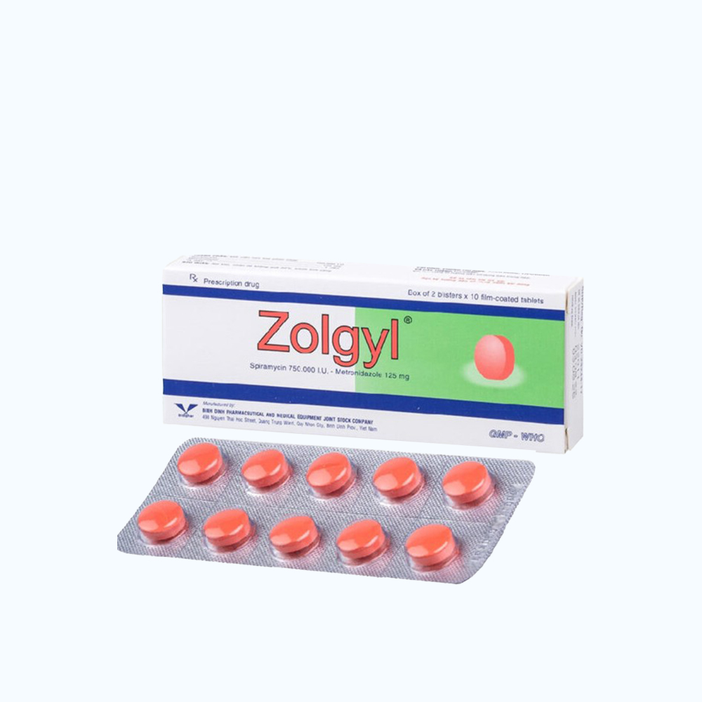 ZOLGYL TAB (2vi x 10vien)