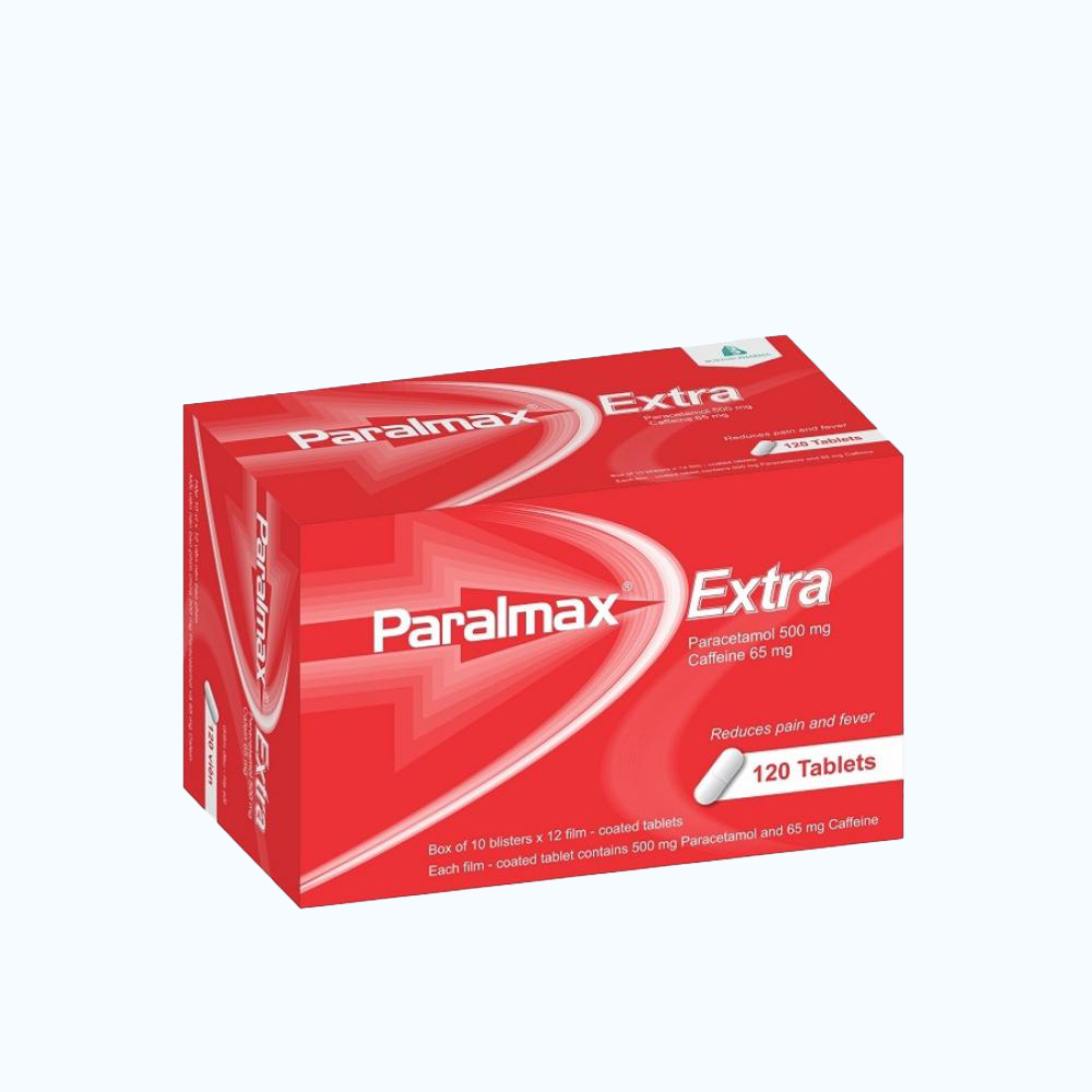 PARALMAX EXTRA CAPL F.C 500MG /65MG (Hop 10 Vi x 12 Vien)