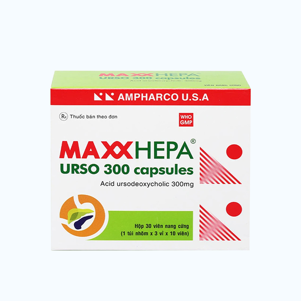 Maxxhepa Urso Cap 300mg (3vix10vien)