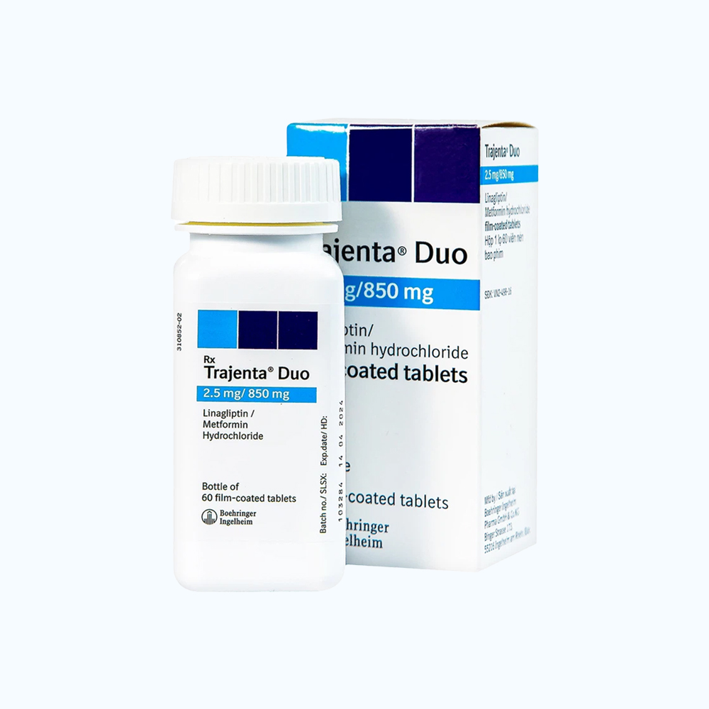 Trajenta duo 2.5/850mg (chai 60vien)