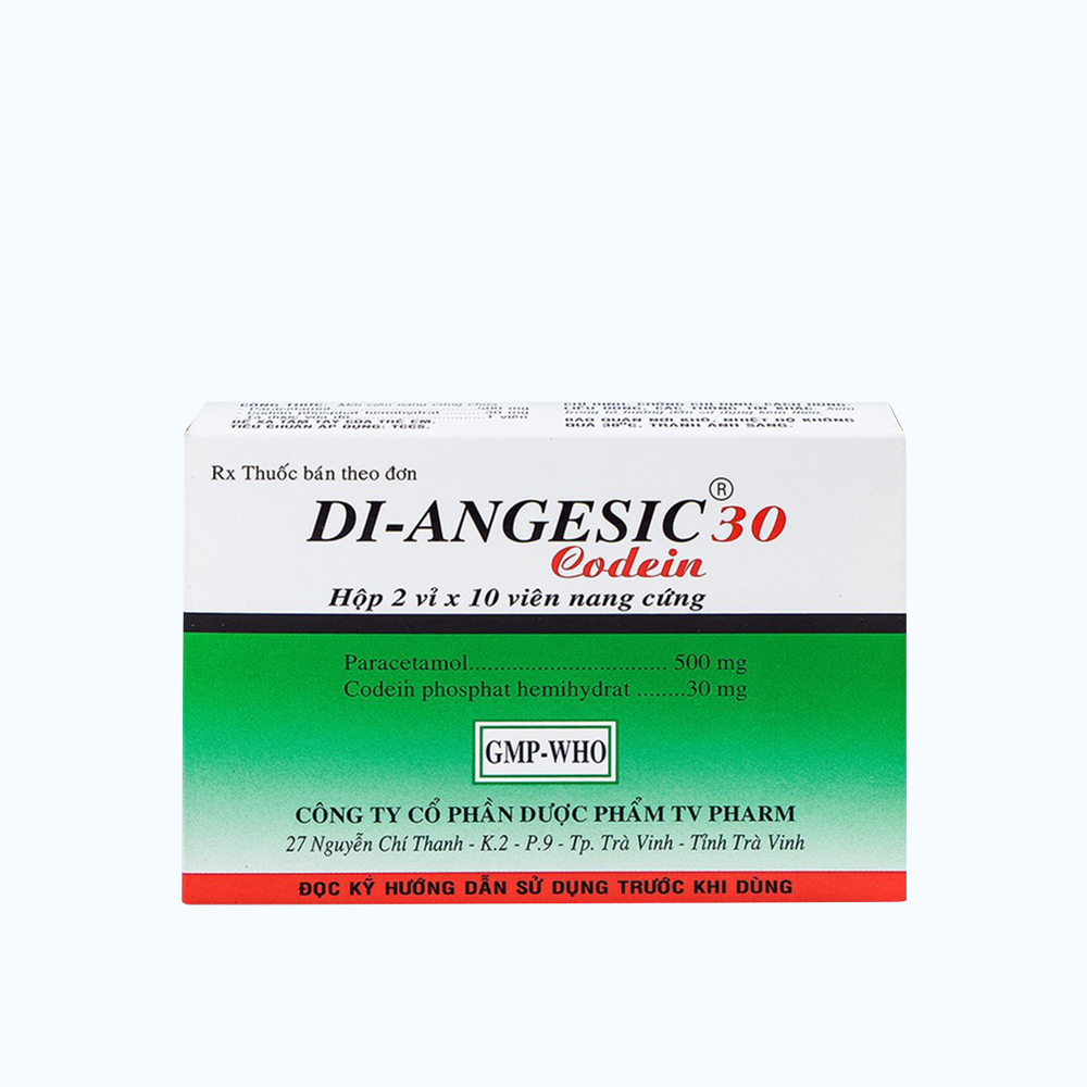 Diangesic Codein 30mg (Hop 2 Vi x 10 Vien)