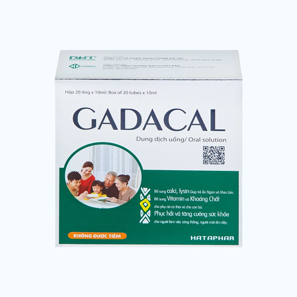Gadacal Hata 10ml (Hộp 20 ống)