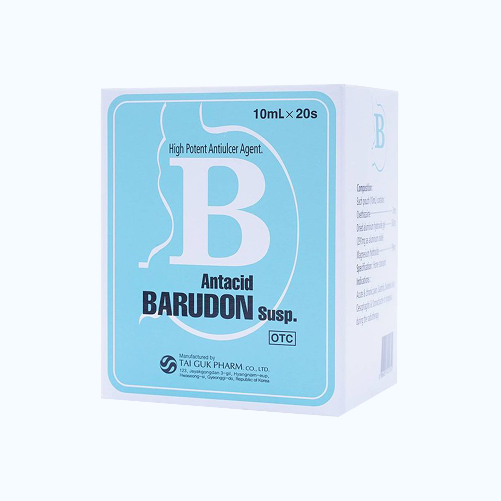 Barudon Susp (Hộp 20 gói x 10ml)