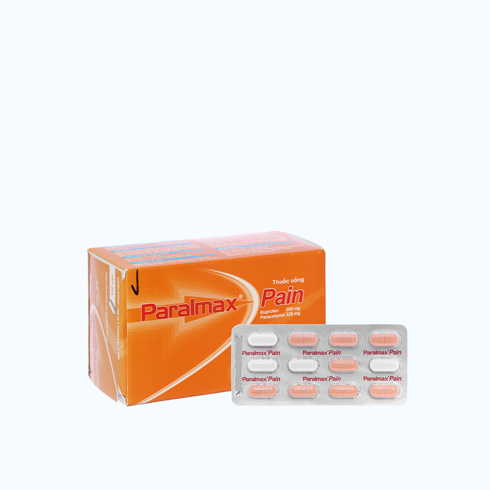 Paralmax Pain 200mg/325mg (15 Vi x 12 Vien)