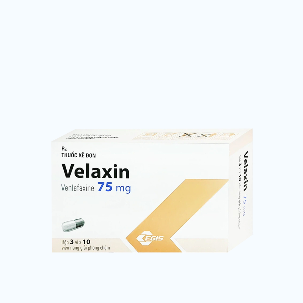VELAXIN CAPS XR 75MG BOX 30 ( Hop 3 vi x 10 vien)