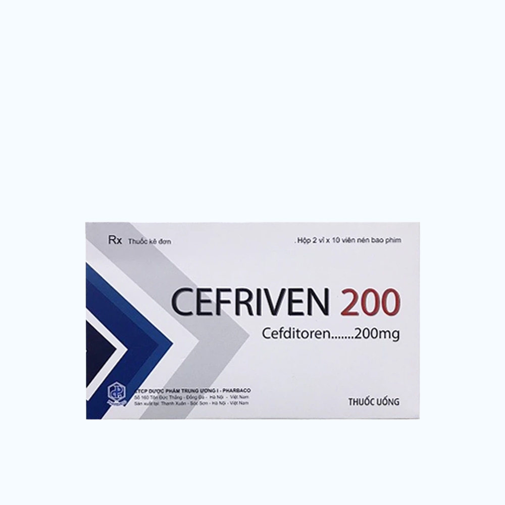 Cefriven 200mg (Hop 2vi x 10 vien)
