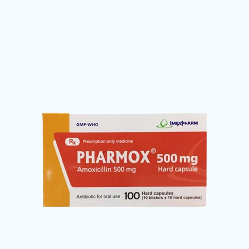 Pharmox 500mg (10vi x10vien)