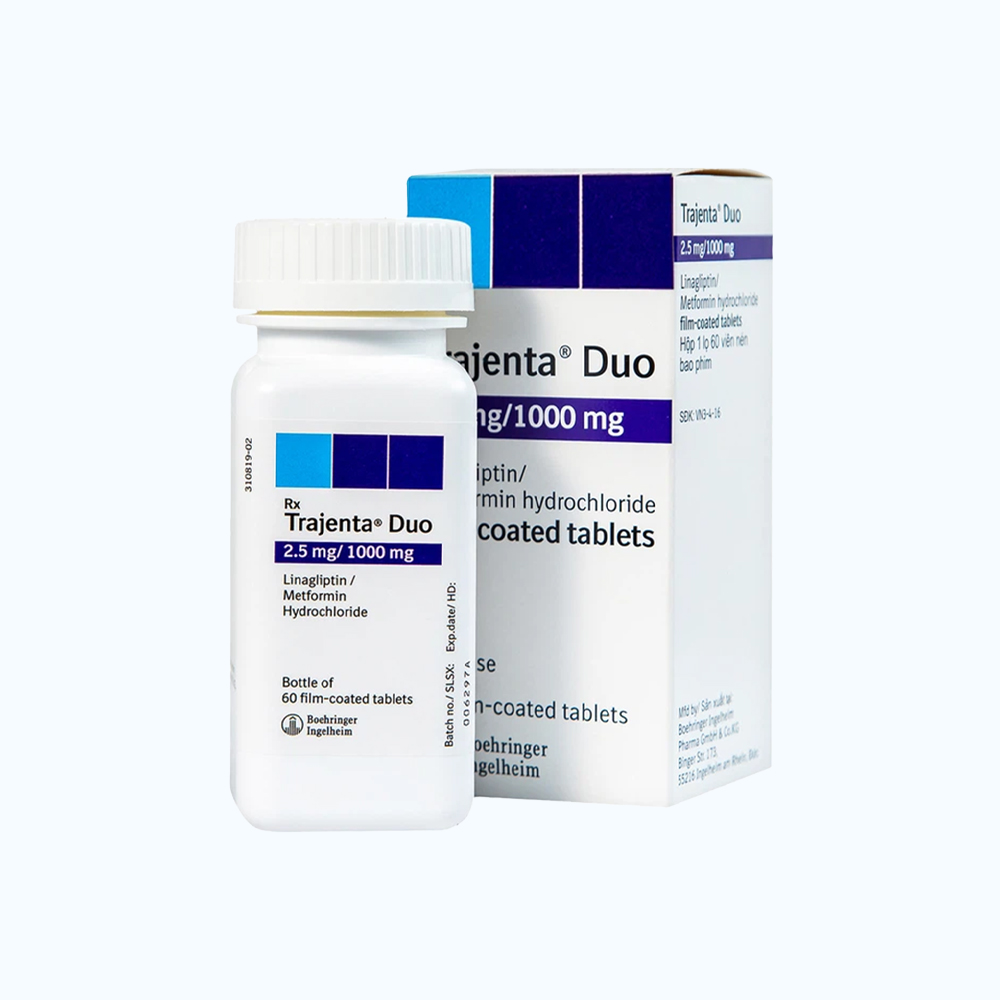 Trajenta duo 2.5/1000mg (chai 14vien)