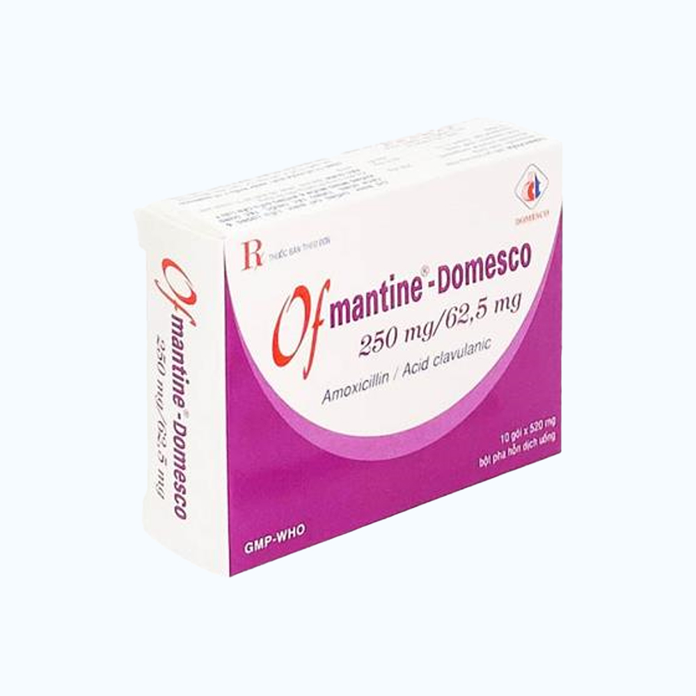 Ofmantine 250/62,5mg Hop 10 Goi