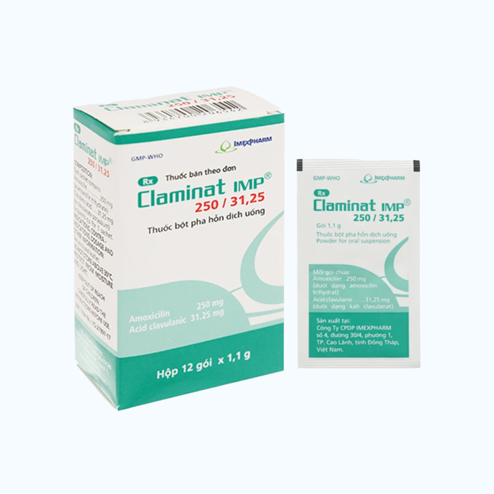 Claminat 250mg/31.25mg (Hop12goi)