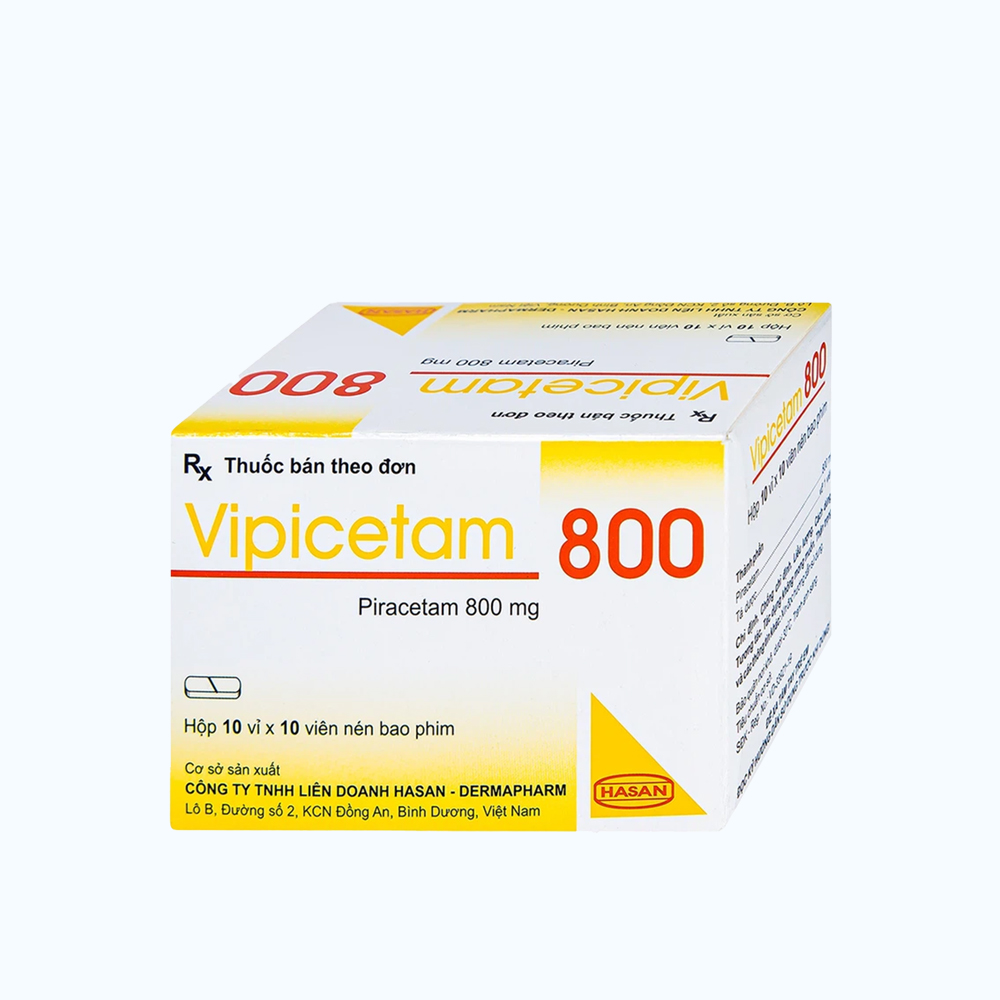 VIPICETAM CAPL F.C 800MG BOX 100