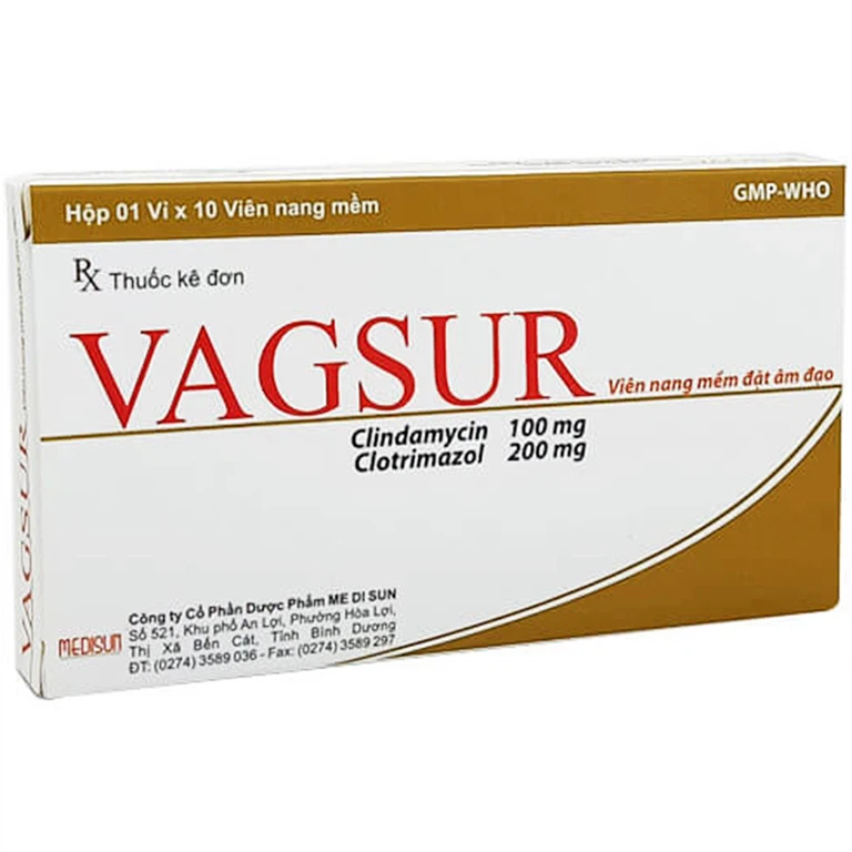 Vagsur Vaginal Softcap (1 vi x 10 vien)