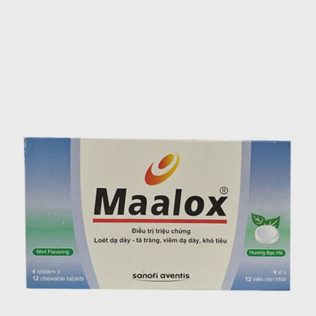 Maalox (Hộp 4 vỉ x 12 viên)