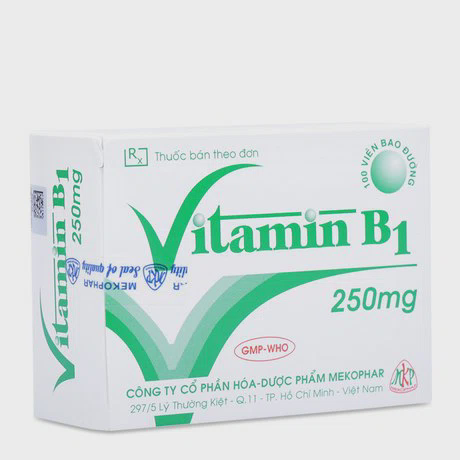 Vitamin B1 250mg(Hop 10vi x10vien)Mekophar