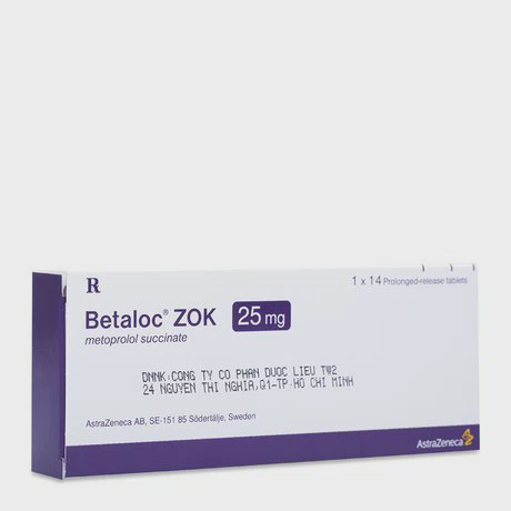Betaloc ZOK Tab 25mg(1vix14vien)