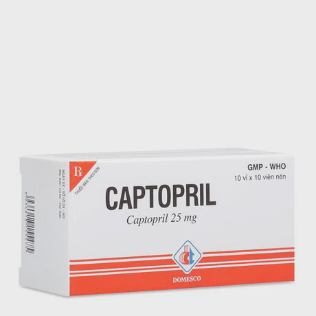 Captopril 25mg Domesco (10vi x 10vien)