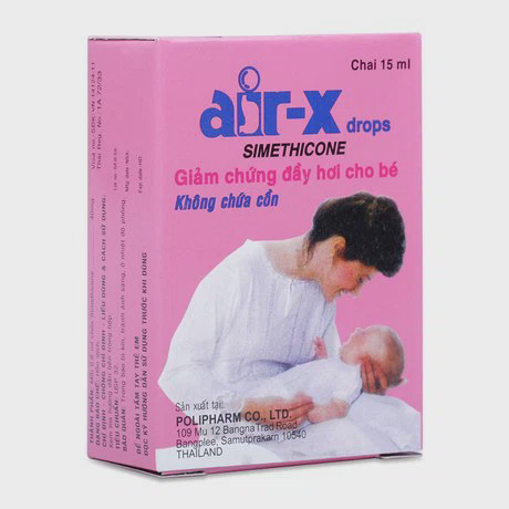 Hỗn dịch nhỏ giọt Air-X Simethicone trị đầy hơi, ọc sữa (chai 15ml)