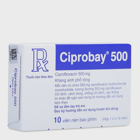Ciprobay Tab 500mg(1vix10vien)
