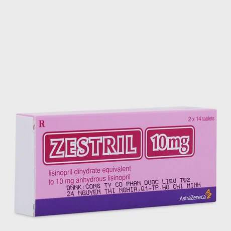 Zestril Tab 10mg (2vix14vien)