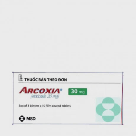 Arcoxia 30mg (Hộp 3 vỉ x 10 viên)