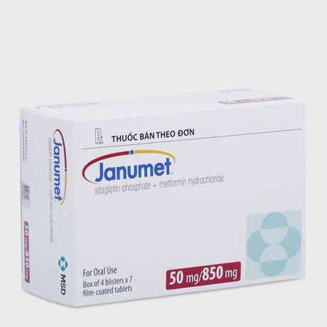 Janumet 50mg/850mg ( 4Vi x 7Vien)