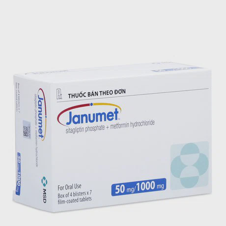 Janumet 50mg/1000mg (4Vi x 7Vien)