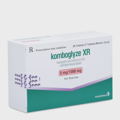 Komboglyze Xr Tab 5mg/1000mg(28vien)