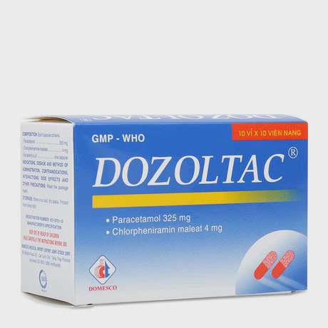 Dozoltac (Hộp 10 vỉ x 10 viên)