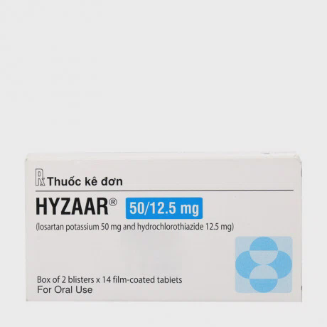 Hyzaar Tab 50/12,5mg (2 vi x 15 Vien)