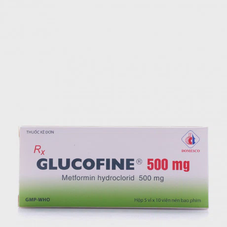Glucofine 500mg - Domesco(5vix10vien)