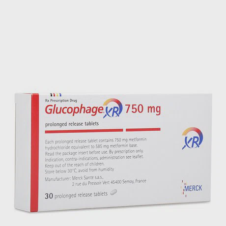 Glucophage XR 750mg(2vix15vien)