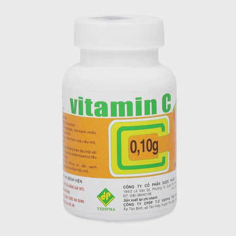 Vitamin C 100mg (C/200vien) - VIDIPHA