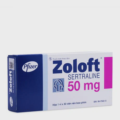 Zoloft Tab 50mg (3vix10Vien)