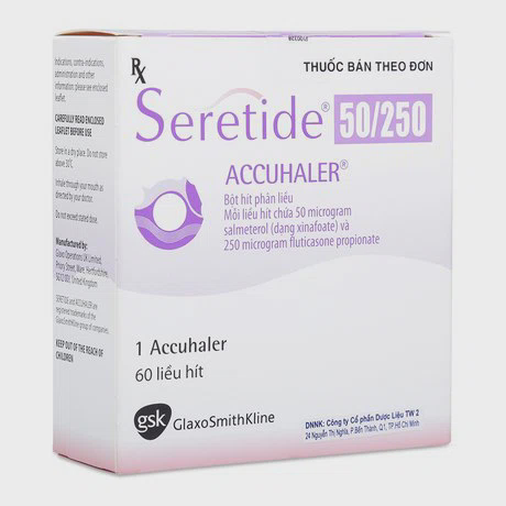 Seretide Accuhaler Pwd 50/250mcg