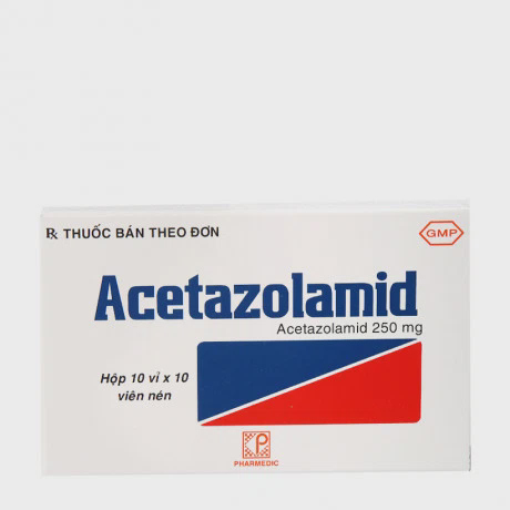 Acetazolamid 250mg (10Vi x 10Vien)