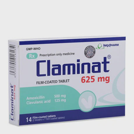 Claminat 625mg (2Vi x7vien)