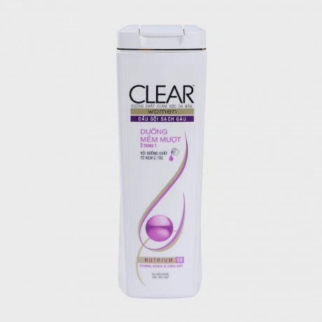 Dầu gội dưỡng mềm mượt 2 trong 1 Clear (Chai 650g)